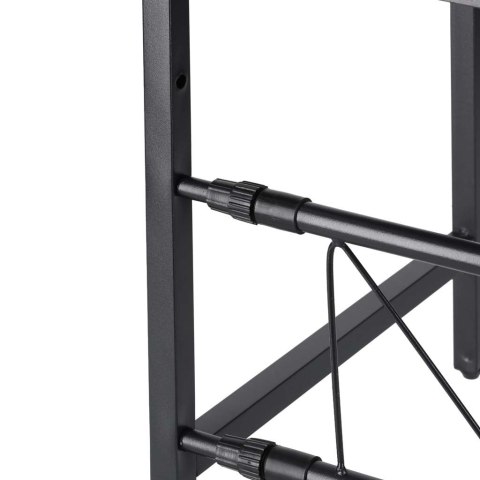 Półka kuchenna nad mikrofalówkę organizer regulowany metalowy 6 wieszaków Kik Sp. z o. o. Sp. k.