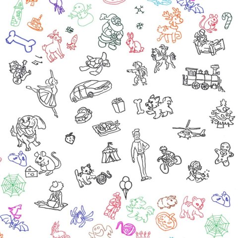 Projektor rzutnik stolik do rysowania karty różowy Kik Sp. z o. o. Sp. k.