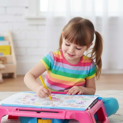 Projektor rzutnik stolik do rysowania karty różowy Kik Sp. z o. o. Sp. k.