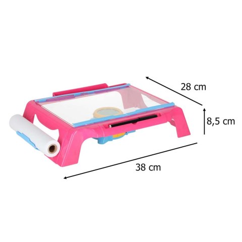 Projektor rzutnik stolik do rysowania karty różowy Kik Sp. z o. o. Sp. k.