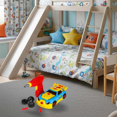 Samochód sportowy do rozkręcania konstrukcyjny do tuningu światło dźwięk Kik Sp. z o. o. Sp. k.