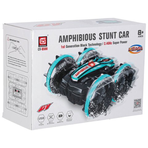 Samochód zdalnie sterowany Amfibia sterowany gestami 4x4 360 2,4GHz 3,7V Kik Sp. z o. o. Sp. k.