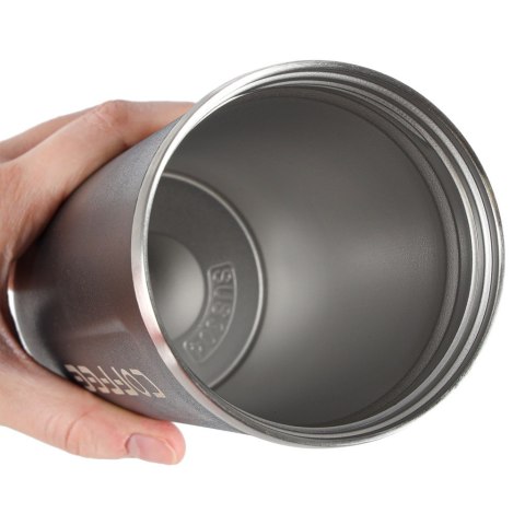 Smart kubek podróżny z wyświetlaczem LED czarny 500ml Kik Sp. z o. o. Sp. k.