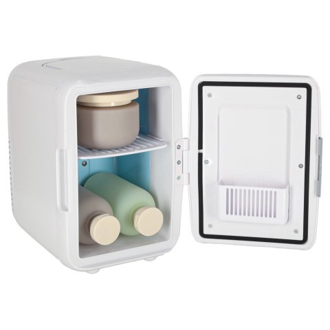 Lodówka turystyczna elektryczna samochodowa mini na jedzenie kosmetyki grzanie chłodzenie 2w1 4L biała Kik Sp. z o. o. Sp. k.