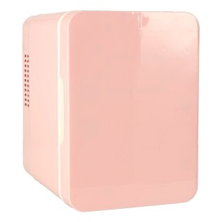 Lodówka turystyczna elektryczna samochodowa mini na jedzenie kosmetyki grzanie chłodzenie 2w1 4L różowa Kik Sp. z o. o. Sp. k.