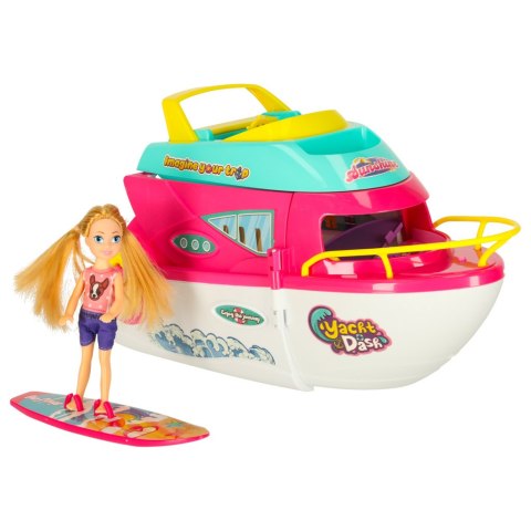 Łódź dla lalek jacht imprezowy rozkładany lalka deska surfingowa Kik Sp. z o. o. Sp. k.