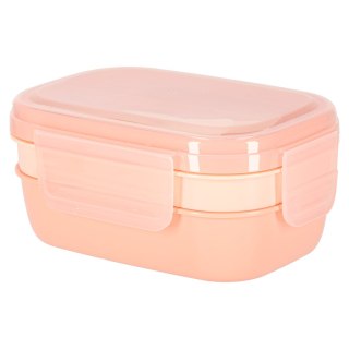 Lunch box śniadaniówka pudełko śniadaniowe z przegródkami dzielone 1900ml pomarańczowe Kik Sp. z o. o. Sp. k.