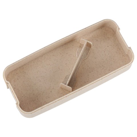 Lunch box śniadaniówka pudełko śniadaniowe z przegródkami dzielone 750ml beżowe Kik Sp. z o. o. Sp. k.