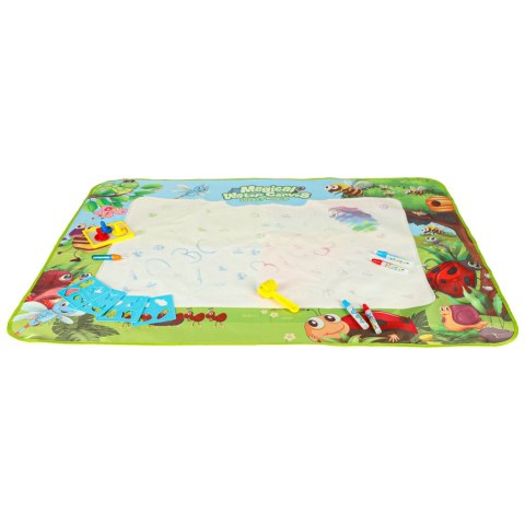 Mata wodna do malowania rysowania wodą mazaki pieczątki szablony wałek 120x90cm łąka Kik Sp. z o. o. Sp. k.