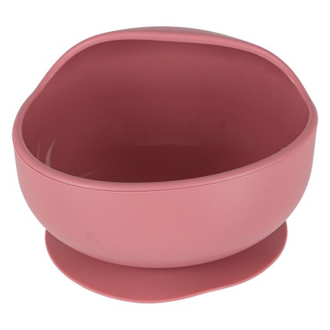 Naczynia silikonowe dla dzieci niemowląt krab zestaw 9 elementów ciemny róż Kik Sp. z o. o. Sp. k.