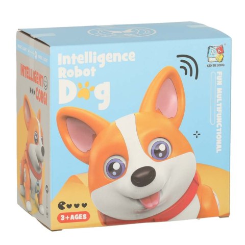 Pies piesek interaktywny robot Corgi świecące uszy muzyka Kik Sp. z o. o. Sp. k.