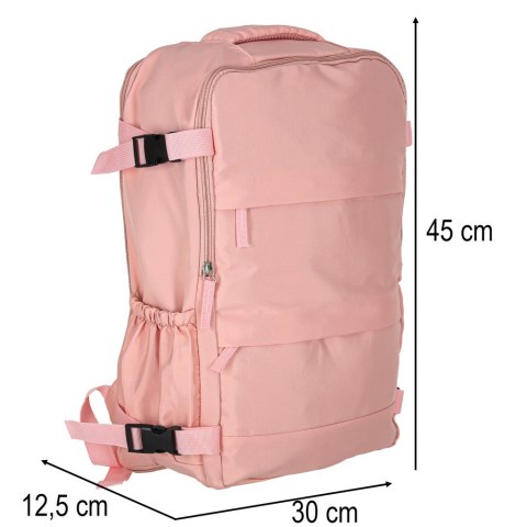 Plecak podróżny turystyczny bagaż różowy 45x30 cm Kik Sp. z o. o. Sp. k.