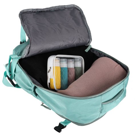 Plecak podróżny turystyczny bagaż zielony 45x30 cm Kik Sp. z o. o. Sp. k.