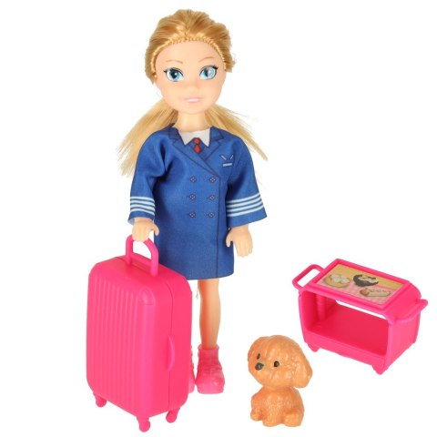 Samolot dla lalek rozkładany stewardessa akcesoria Kik Sp. z o. o. Sp. k.