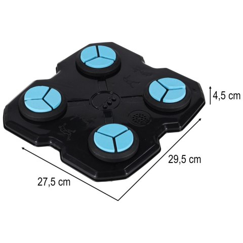 Tarcza bokserska treningowa na ścianę trenażer muzyka LED USB rękawice Kik Sp. z o. o. Sp. k.