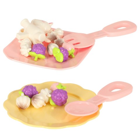 Tort urodzinowy piętrowy do krojenia na rzepy muzyka światła kuchnia 16 elementów różowy Kik Sp. z o. o. Sp. k.