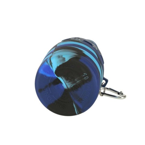 Butelka na wodę bidon silikonowy składany z uchwytem BPA FREE 500ml niebieski Kik Sp. z o. o. Sp. k.