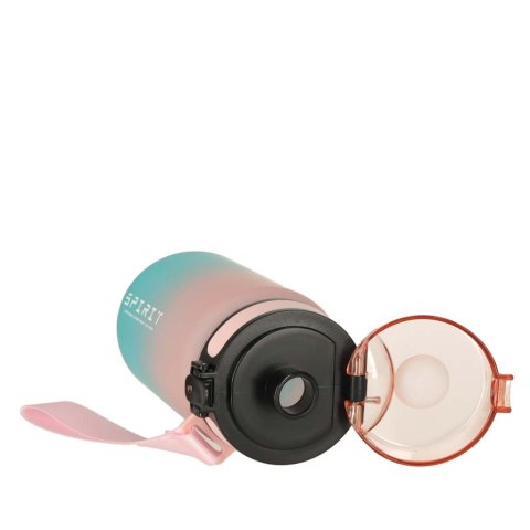 Butelka na wodę bidon z ustnikiem sportowy BPA FREE 600ml różowo-niebieski Kik Sp. z o. o. Sp. k.