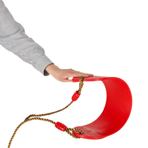 Huśtawka ogrodowa dla dzieci płaska wytrzymała czerwona Kik Sp. z o. o. Sp. k.