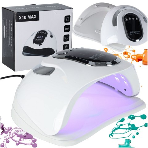 Lampa do paznokci Sun X10 UV 45 LED 280W manicure hybrydy żele Kik Sp. z o. o. Sp. k.