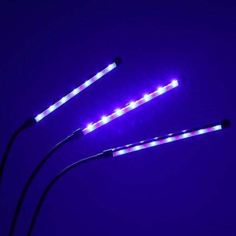 Lampa do roślin LED uprawy wzrostu panel 3 żarówki Kik Sp. z o. o. Sp. k.