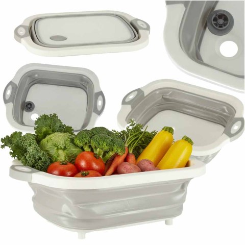 Miska składana silikonowa deska do krojenia ociekacz zlew turystyczna Kik Sp. z o. o. Sp. k.