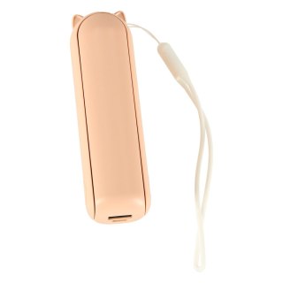 Wiatrak biurkowy wentylator mini ręczny składany wiatraczek przenośny USB różowy Kik Sp. z o. o. Sp. k.