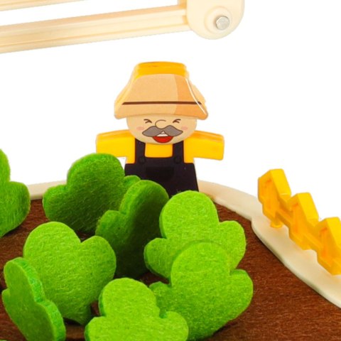 Gra planszowa zręcznościowa marchewkowe pole familijna gra dla dzieci Kik Sp. z o. o. Sp. k.