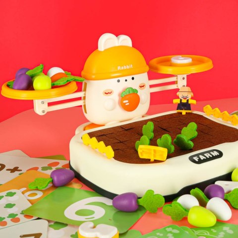 Gra planszowa zręcznościowa marchewkowe pole familijna gra dla dzieci Kik Sp. z o. o. Sp. k.