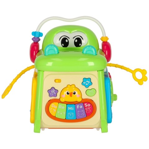 Kostka edukacyjna sorter z pianinkiem krokodyl 4w1 Kik Sp. z o. o. Sp. k.