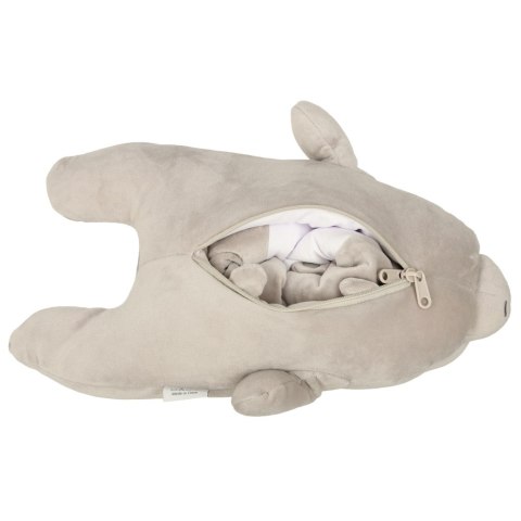 Poduszka podróżna 2w1 rogal pod kark do samolotu samochodu maskotka miś Kik Sp. z o. o. Sp. k.