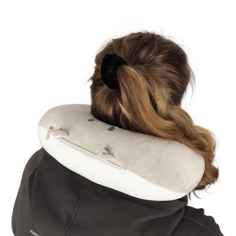 Poduszka podróżna 2w1 rogal pod kark do samolotu samochodu maskotka miś Kik Sp. z o. o. Sp. k.