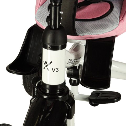 Rowerek trójkołowy Trike Fix V3 rower spacerówka 3w1 obracany 360 wolne koło różowy Kik Sp. z o. o. Sp. k.