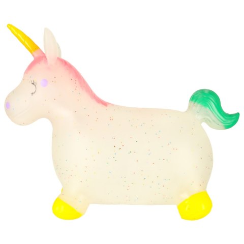 Skoczek dla dzieci do skakania z pompką gumowy jednorożec Kik Sp. z o. o. Sp. k.