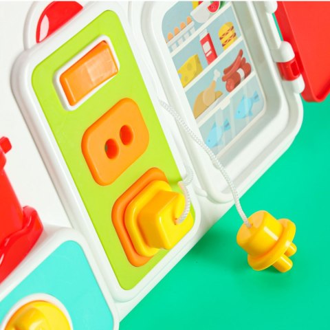 Tablica manipulacyjna sensoryczna montessori kuchnia zegar światło dźwięk Kik Sp. z o. o. Sp. k.