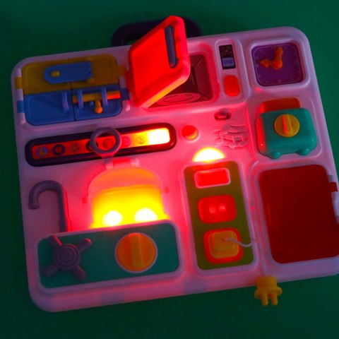 Tablica manipulacyjna sensoryczna montessori kuchnia zegar światło dźwięk Kik Sp. z o. o. Sp. k.