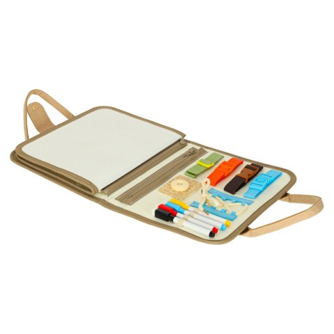 Tablica manipulacyjna sensoryczna montessori walizka dinozaury Kik Sp. z o. o. Sp. k.