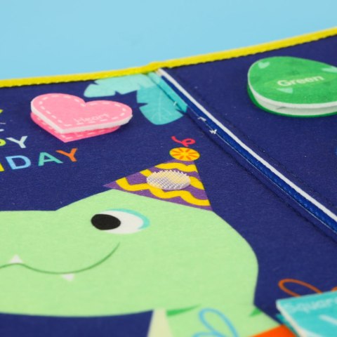 Tablica manipulacyjna sensoryczna montessori walizka plecak niebieska Kik Sp. z o. o. Sp. k.