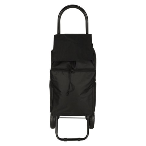 Wózek torba na zakupy na kółkach ze stelażem 95cm czarny Kik Sp. z o. o. Sp. k.