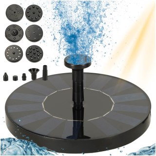 Fontanna solarna LUARO do oczka wodnego stawu do ogrodu pompa pływająca ogrodowa 16cm Kik Sp. z o. o. Sp. k.