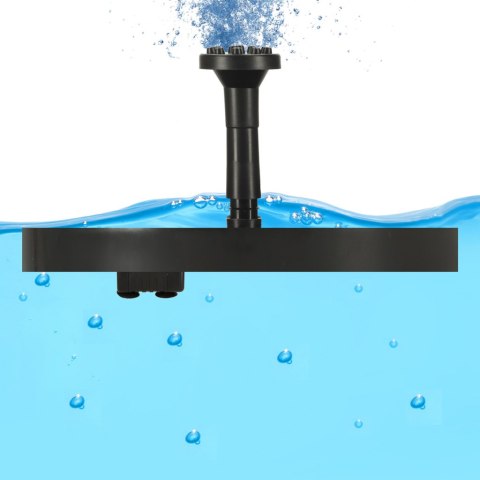 Fontanna solarna LUARO do oczka wodnego stawu do ogrodu pompa pływająca ogrodowa 16cm Kik Sp. z o. o. Sp. k.