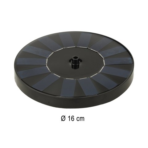 Fontanna solarna LUARO do oczka wodnego stawu do ogrodu pompa pływająca ogrodowa 16cm Kik Sp. z o. o. Sp. k.