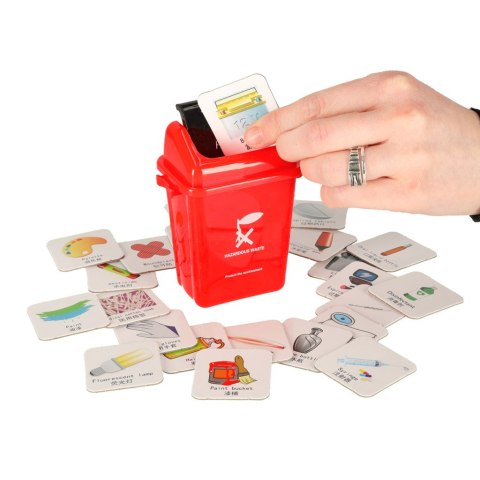 Gra edukacyjna zręcznościowa segregacja śmieci segregowanie odpadów nauka EKO + 108 kart Kik Sp. z o. o. Sp. k.