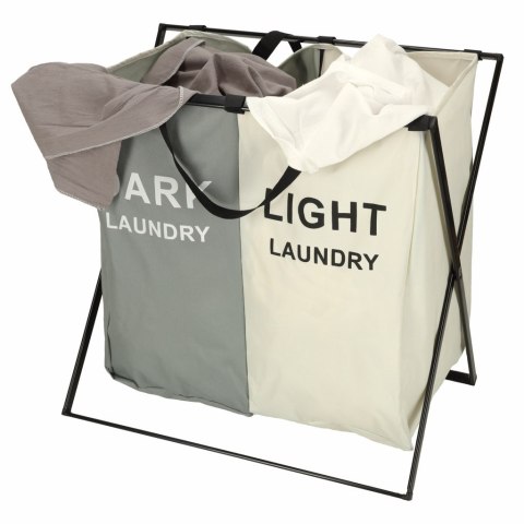 Kosz na pranie segregacja organizer 2 komory Kik Sp. z o. o. Sp. k.