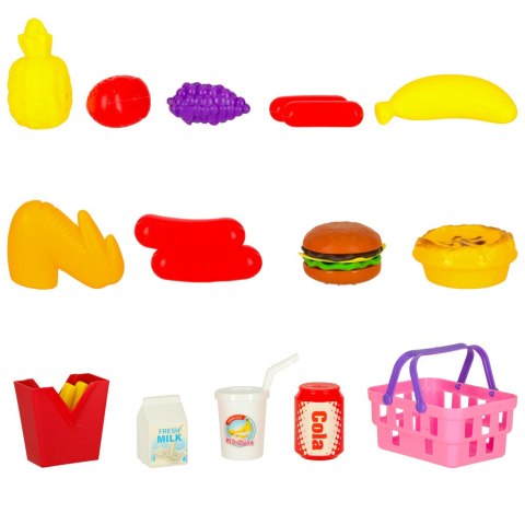 Kosz piknikowy koszyk fast food pizza burger jedzenie prowiant przekąski na piknik Kik Sp. z o. o. Sp. k.