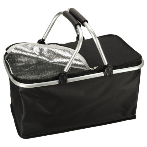 Kosz termiczny piknikowy składany czarny Kik Sp. z o. o. Sp. k.