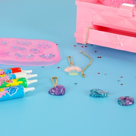 Kreatywny zestaw do robienia biżuterii koralików zawieszek magiczne pudełko UV Kik Sp. z o. o. Sp. k.