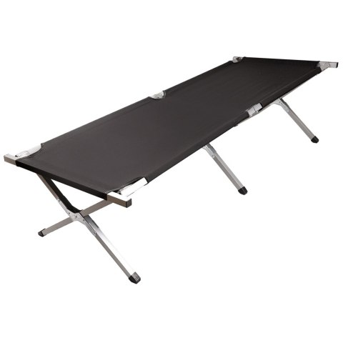 Łóżko polowe LUARO składane turystyczne kanadyjka czarne 150kg Kik Sp. z o. o. Sp. k.