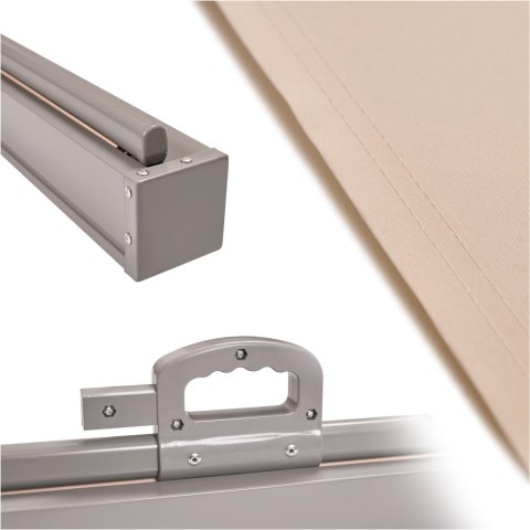 Markiza boczna tarasowa LUARO parawan zwijany 180 x 400 cm beżowy Kik Sp. z o. o. Sp. k.