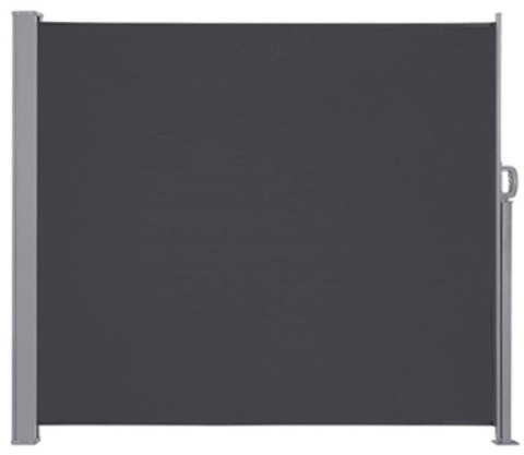 Markiza boczna tarasowa LUARO parawan zwijany 180 x 400 cm szary Kik Sp. z o. o. Sp. k.